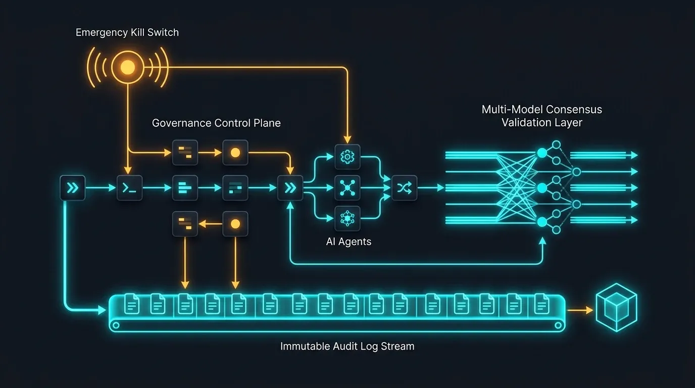 Satya Nadella 4-Pillar AI Agent Governance Architecture
