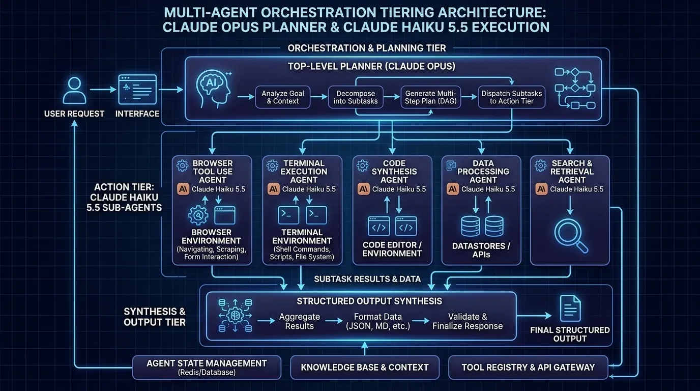Multi-Agent Orchestration Tiering Architecture