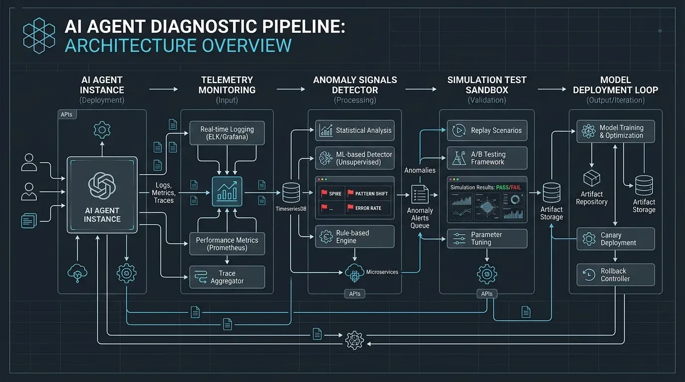 AI Agent Diagnostic Pipeline Architecture